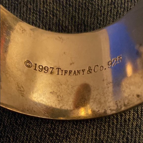 I am selling my 1997 Tiffany and Co. (925) Silver Grade Women’s Cuff Bracelet. - Picture 2 of 3